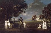 Alexander Nasmyth The Family of Neil 3rd Earl of Rosebery in the grounds of Dalmeny House USA oil painting artist